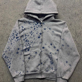 Sudadera con capucha estampada de estilo urbano