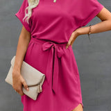 Mela - vestido de manga corta y cinturón