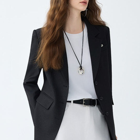 Elegante blazer de manga larga