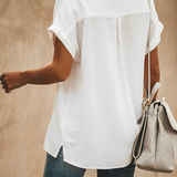 Jonna - Blusa de alta calidad con bolsillo en el pecho
