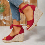 Espa Sandals - Sandalias de cuña con cordones y alpargatas