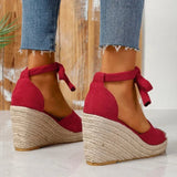 Espa Sandals - Sandalias de cuña con cordones y alpargatas