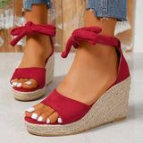Espa Sandals - Sandalias de cuña con cordones y alpargatas
