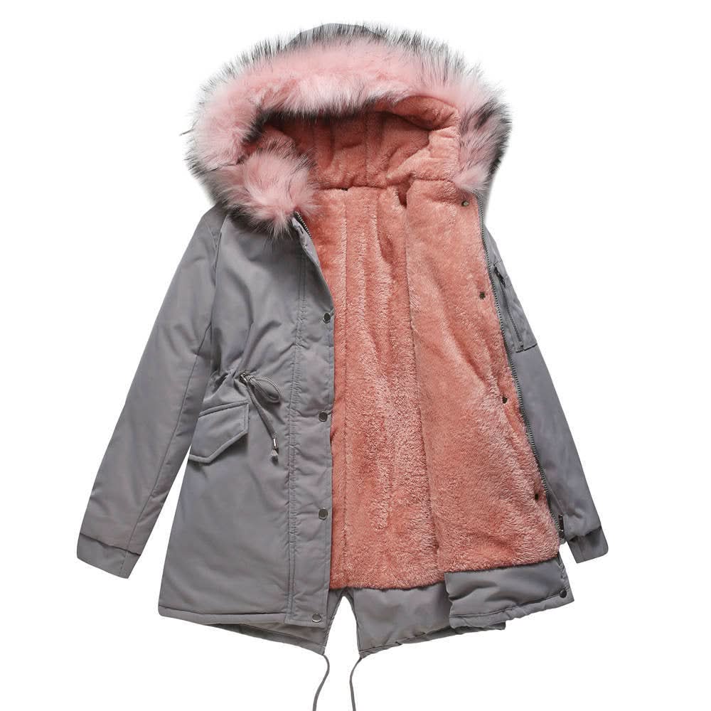 Parka de mujer elegante, funcional y versátil.