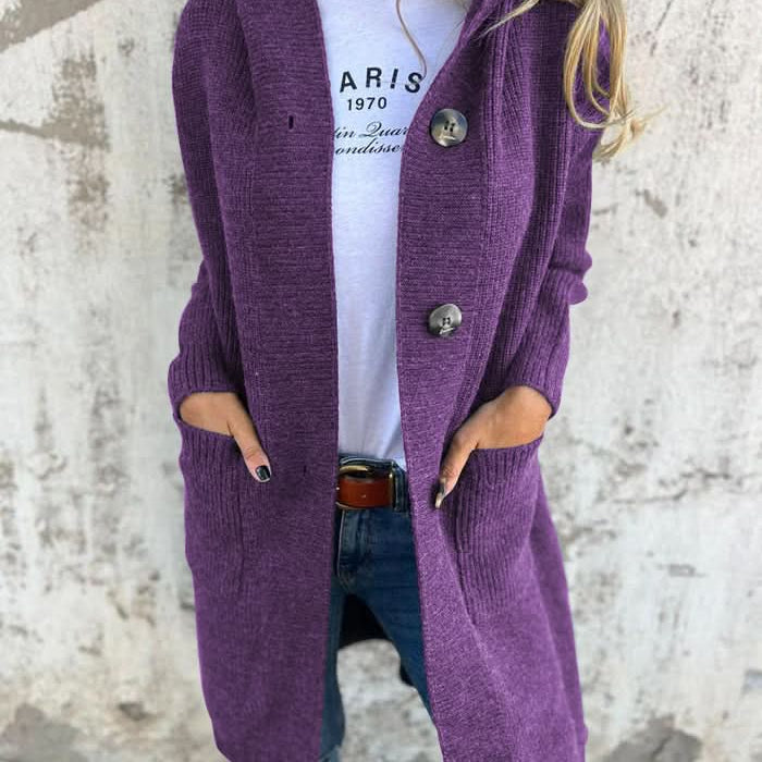 Cárdigan estampado elegante y cómodo para mujer.