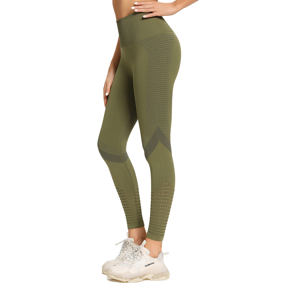 Leggings de fitness elegantes para mujer: ajustados, elásticos y transpirables.