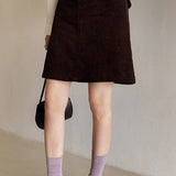 Minifalda de pana vintage