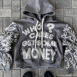 Sudadera con capucha de estilo urbano gráfico