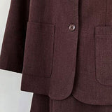 Blazer de lino de corte relajado