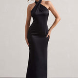 Vestido de noche ajustado sin espalda