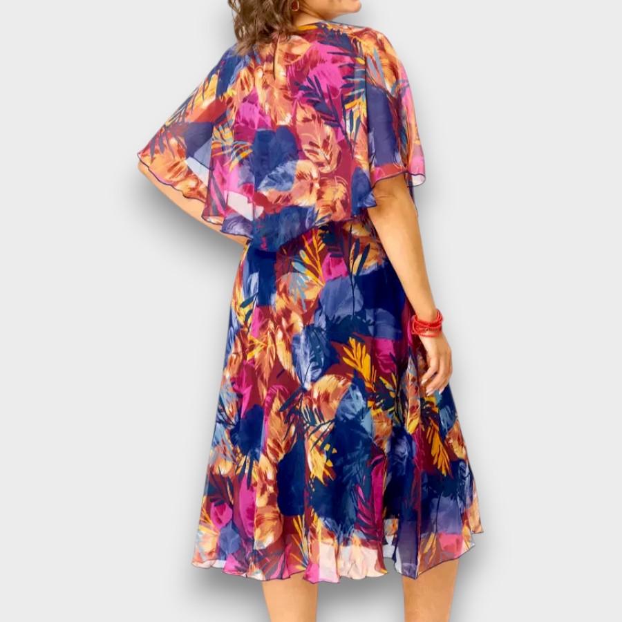 BARBARA - VESTIDO DE CHIFFON CÓMODO