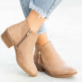 Alina – Botas de moda para mujer con cremallera