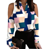 Nicolette - Elegante blusa con escote en V