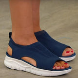Sandalias de mujer - Transpirables con suela gruesa y cómoda - Punta abierta, estilo deportivo informal