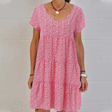 Christelle - Vestido casual de algodón para verano