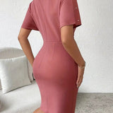 Sally - Vestido cruzado de alta calidad