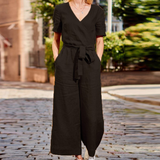Mono de mujer - 100% algodón hilado - Elegante y cómodo - Mangas cortas