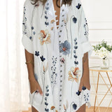 Selina - Vestido casual con estampado floral
