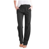 Pantalones Amélie con cintura elástica | Pantalones anchos para mujer