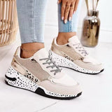 Zapatillas Ava cómodas de suela gruesa | Zapatillas con detalles reflectantes para mujer