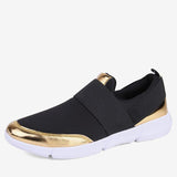 Zapatillas deportivas para mujer - Comodidad sin cordones - Banda elástica - Diseño moderno e informal