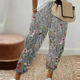 Pantalones de mujer - Corte holgado - Cintura elástica - Tejido ligero y transpirable