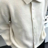 Cárdigan de cuello alto de gran tamaño