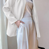 Blazer retro chic de gran tamaño