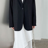 Blazer ligero con efecto lino