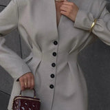 Elegante blazer de manga larga