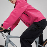 Chaqueta de senderismo Dopamine Color Block con costuras selladas, resistente al viento y al agua.