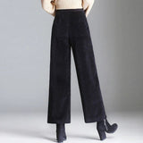 Pantalones Arthur de cintura alta | Pantalones de canalé