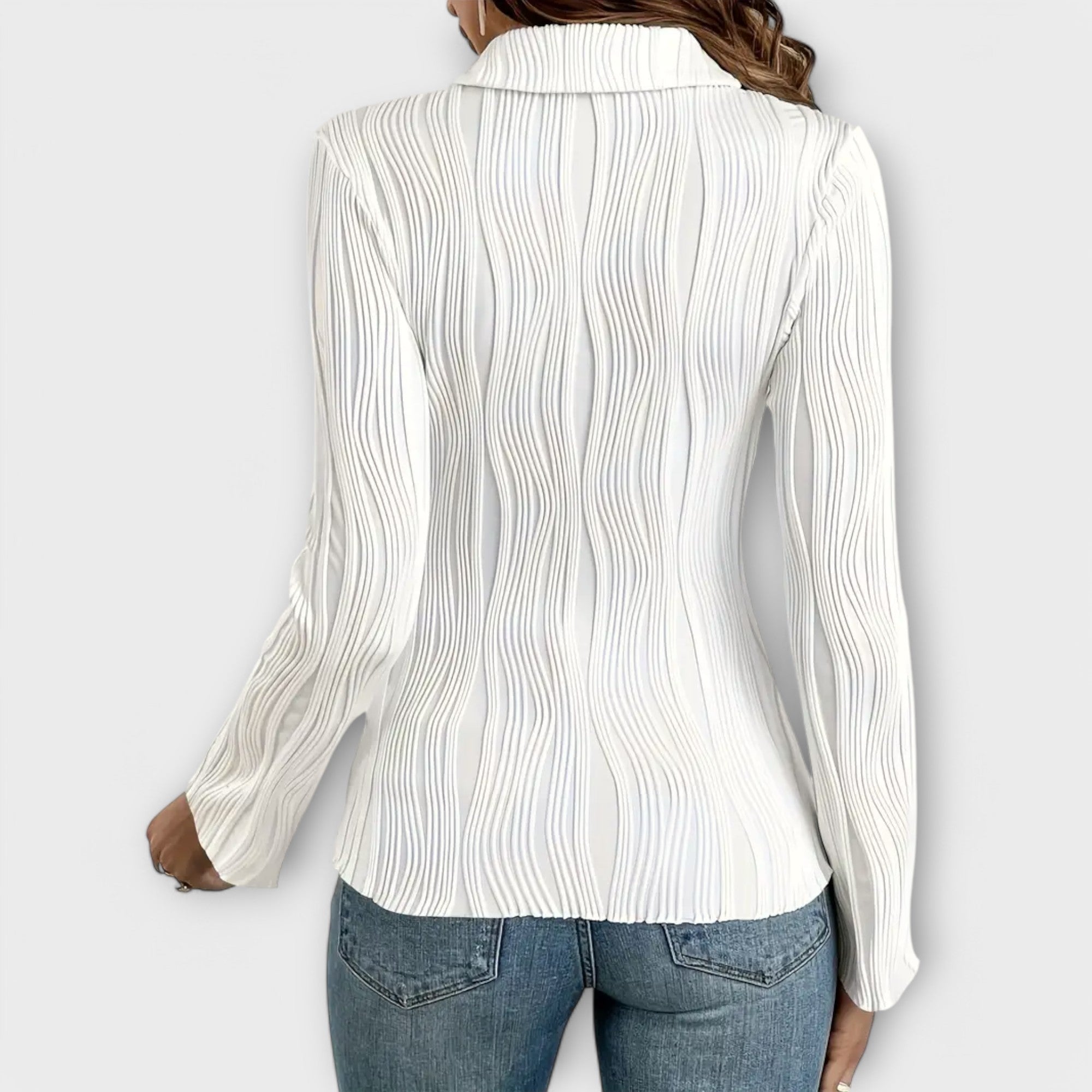 Natalie - Blusa de manga larga