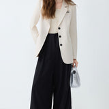 Elegante blazer de manga larga