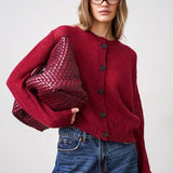 Chaleco de punto de corte relajado