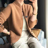 Cárdigan de punto para mujer elegante, cómodo y versátil