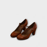 Magdaléna Elegante Mary Jane Zapatillas Lujo con Acolchado