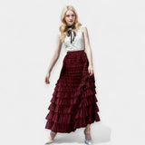 Kristýna - Falda Elegante con Detalle Decorativo de Tul