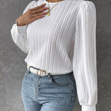 Amelia - Blusa con mangas abullonadas - Para todos los días