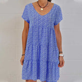 Christelle - Vestido casual de algodón para verano