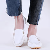 Mocasines de mujer - Estilo mocasín - Denim informal - Comodidad sin cordones
