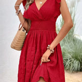 Heidi - Magnífico vestido clásico plisado con escote bajo