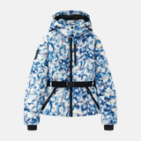 Chaqueta de esquí para mujer - Tejido - Corte holgado - Cuello alto con capucha