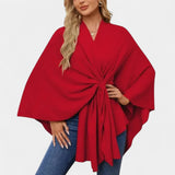 Daniela – Poncho elegante con nudo
