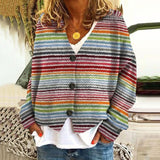 Chaqueta de punto suave e informal para mujer