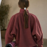Chaqueta ligera de sherpa informal