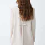 Elegante blazer de oficina de longitud media