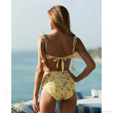 Conjunto de dos piezas: falda push-up con estampado floral 3D