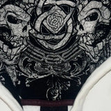 Sudadera con capucha extragrande con estampado de camuflaje retro