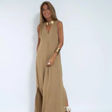 Vestido holgado de mujer: cómodo y transpirable.